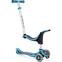 Globber 4-in-1 Patinete EVO 4 en 1- Bebé-Niños- Azul Celeste